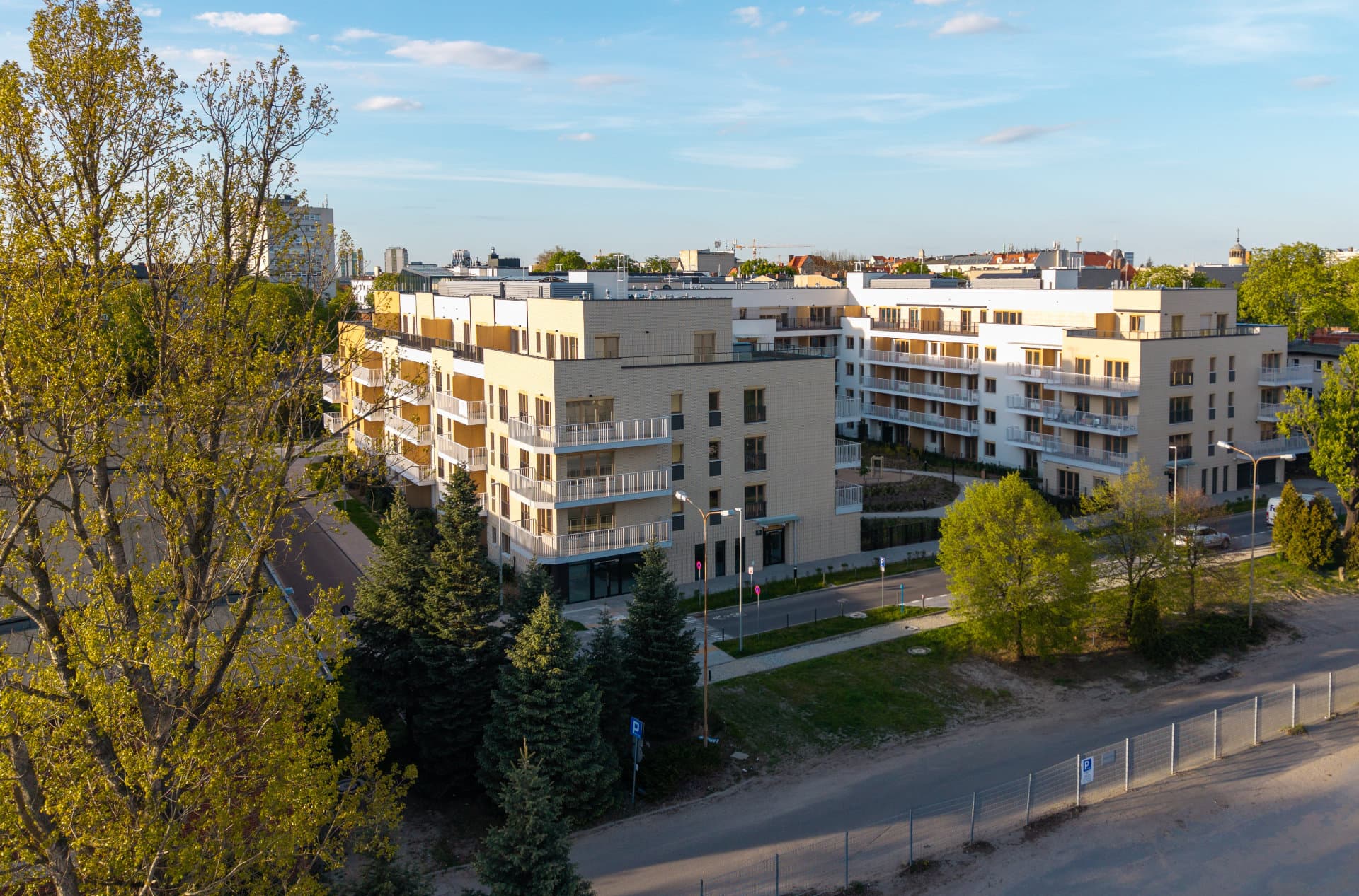 Budynek B10 od strony południowej